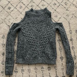 Express cold shoulder sweater